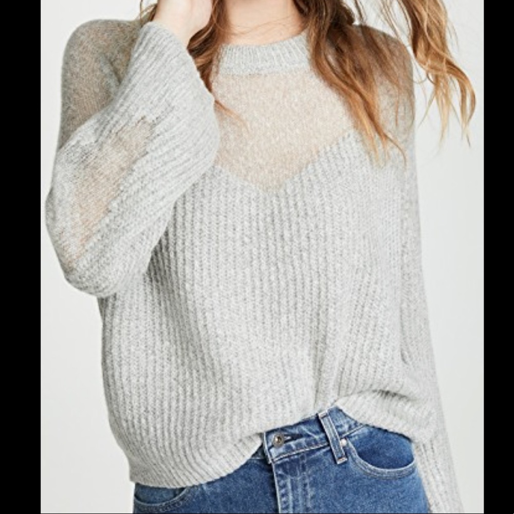 Line and Dot Grey sweater, size L